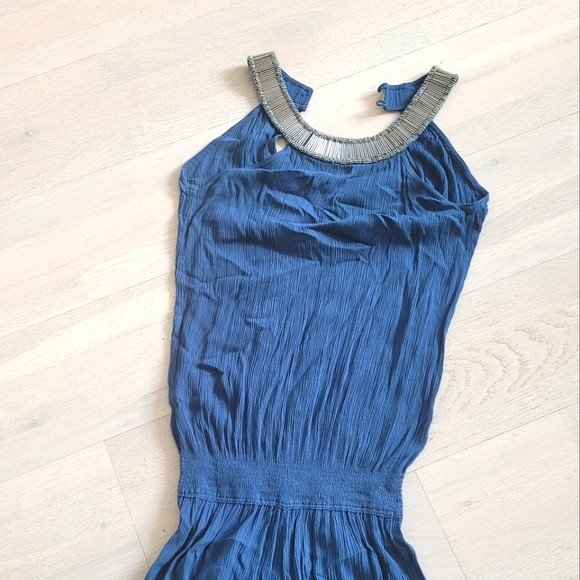 Petrol blue jumpsuit size M - Picture 3 of 6